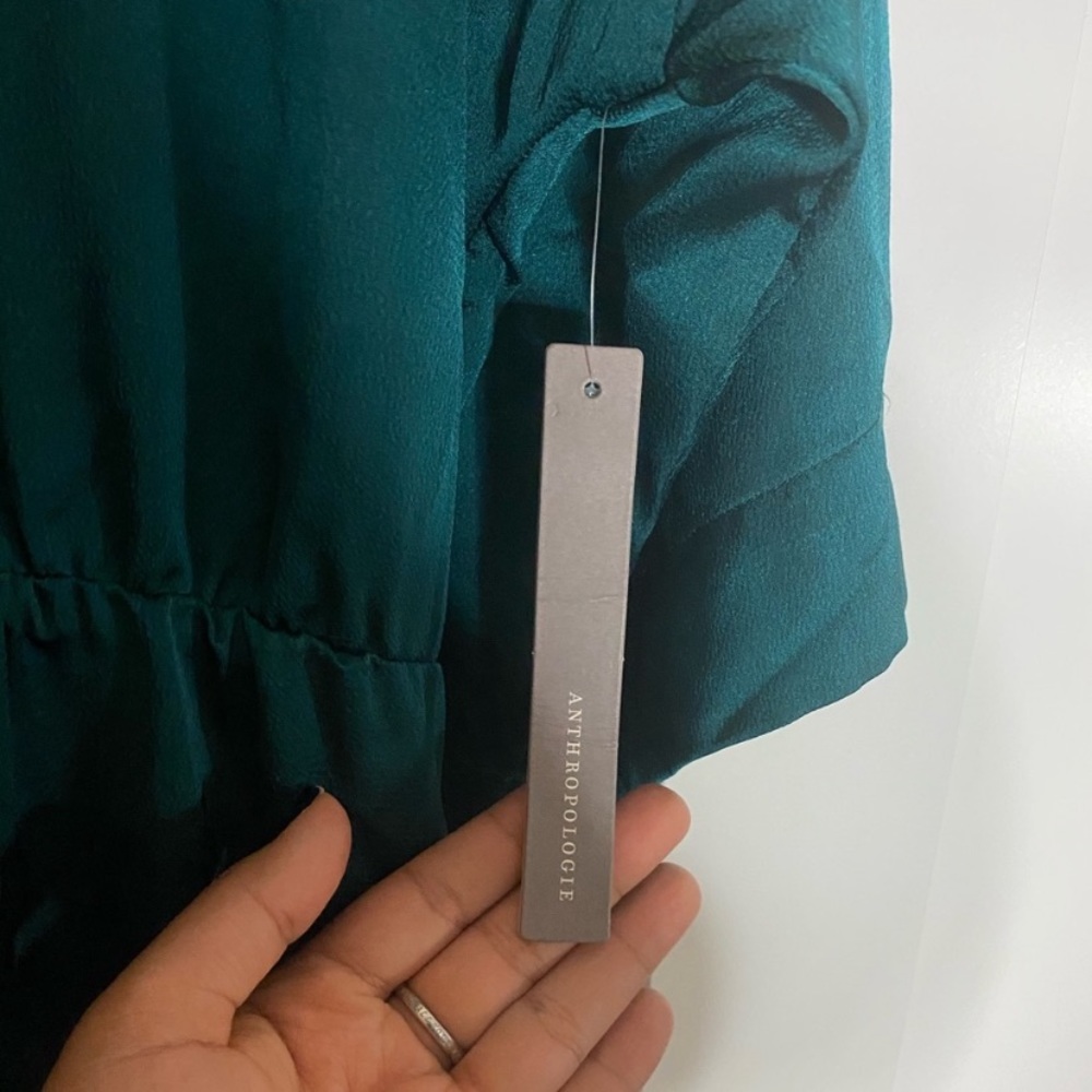 Anthropologie Teal Maxi Dress - Picture 4 of 6
